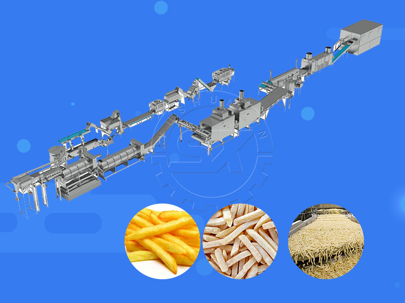 Install the French fries production line - Company News - 1